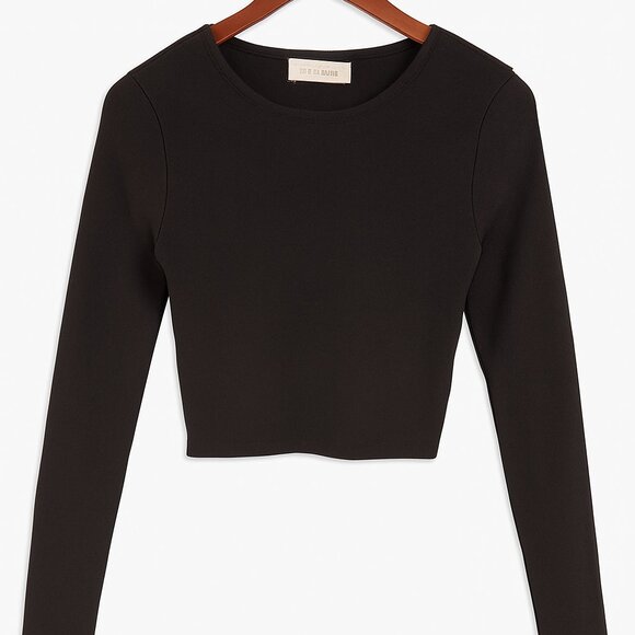 MESHKI HAISLEY Long Sleeve Knit Top – Size M - Picture 1 of 5